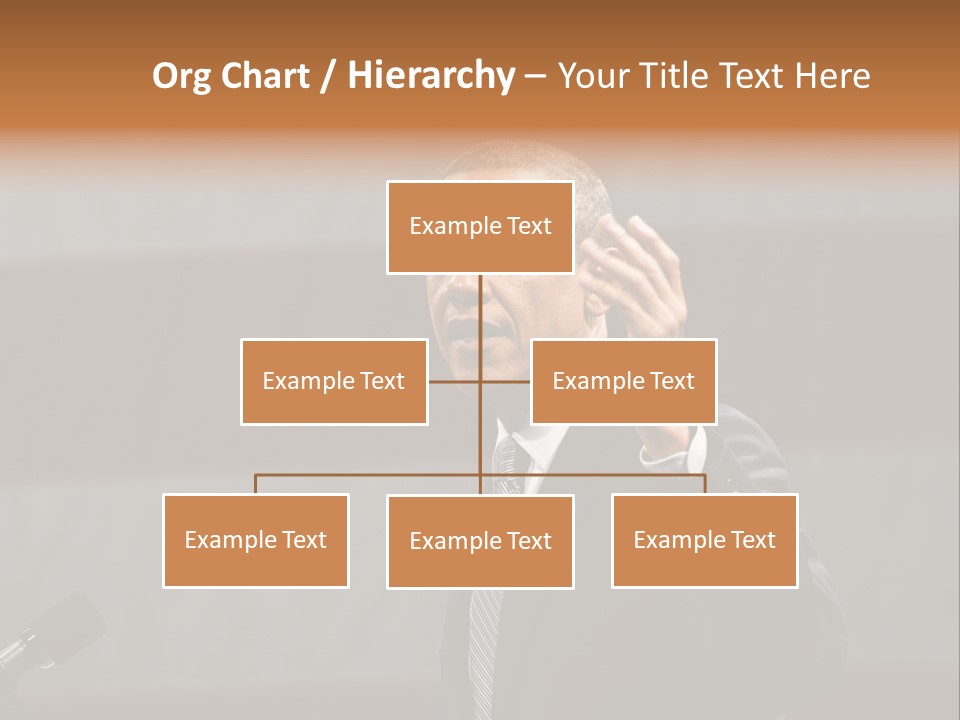 Speech President Obama Politics PowerPoint Template