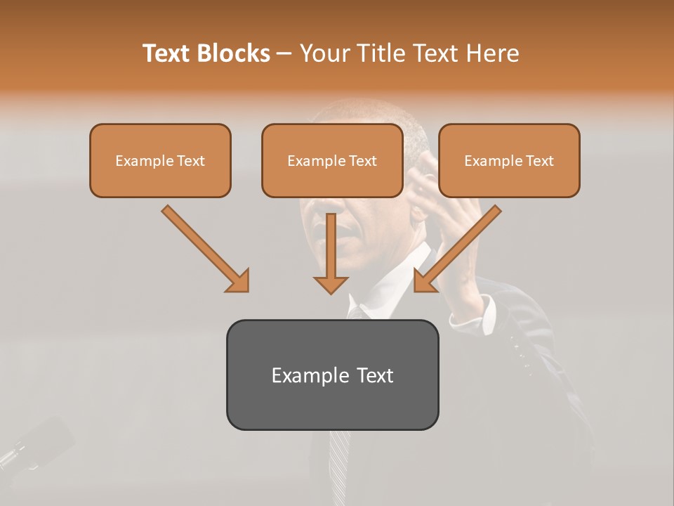 Speech President Obama Politics PowerPoint Template