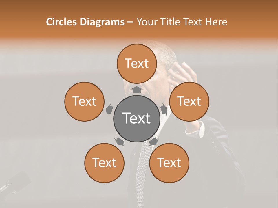 Speech President Obama Politics PowerPoint Template