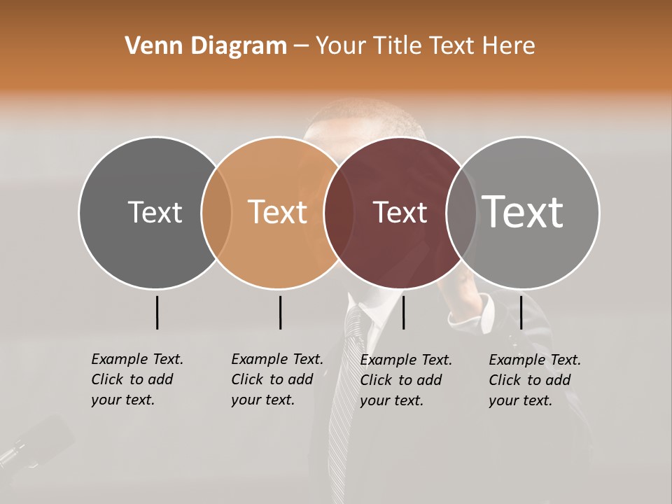 Speech President Obama Politics PowerPoint Template