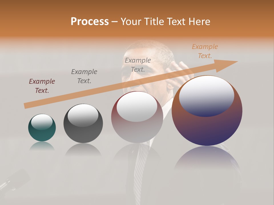 Speech President Obama Politics PowerPoint Template