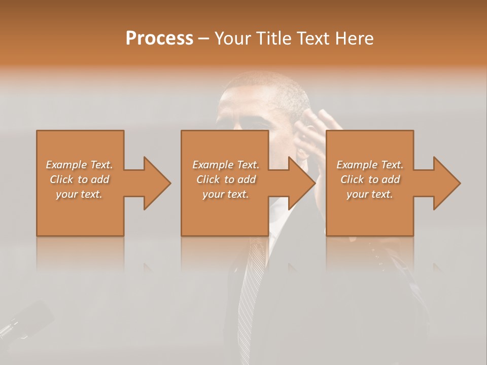 Speech President Obama Politics PowerPoint Template