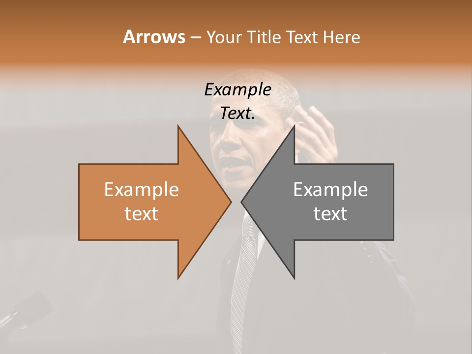 Speech President Obama Politics PowerPoint Template