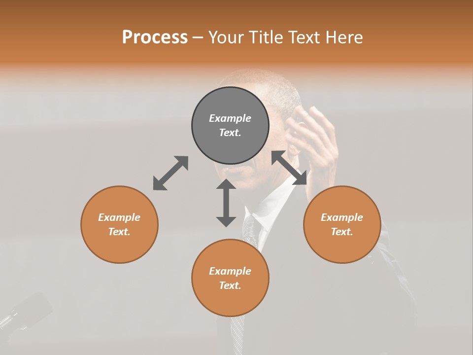 Speech President Obama Politics PowerPoint Template