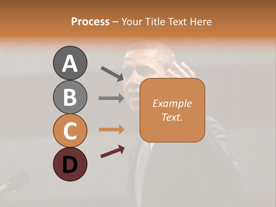 Speech President Obama Politics PowerPoint Template