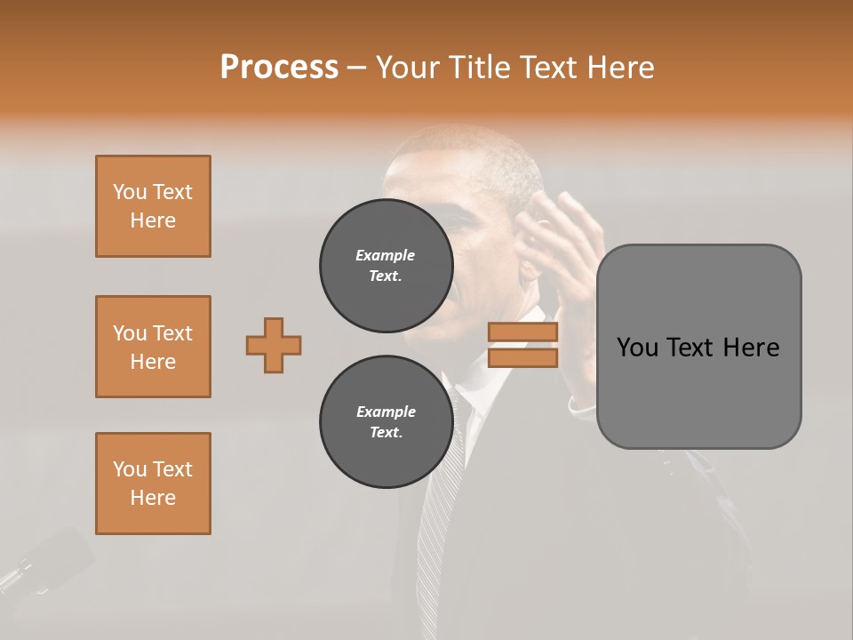 Speech President Obama Politics PowerPoint Template