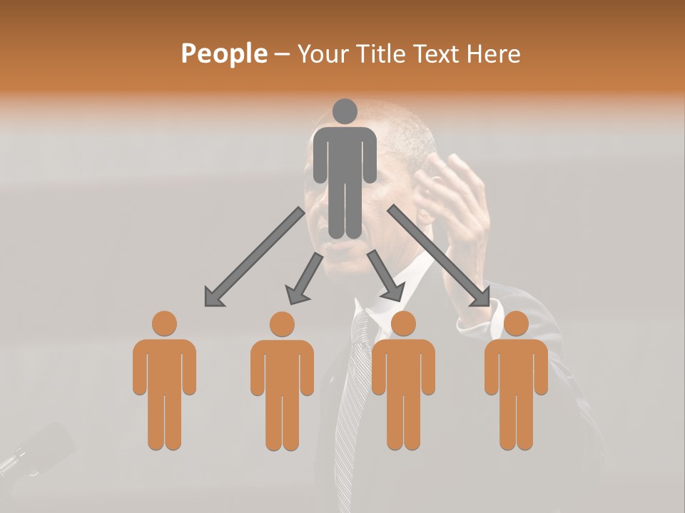 Speech President Obama Politics PowerPoint Template