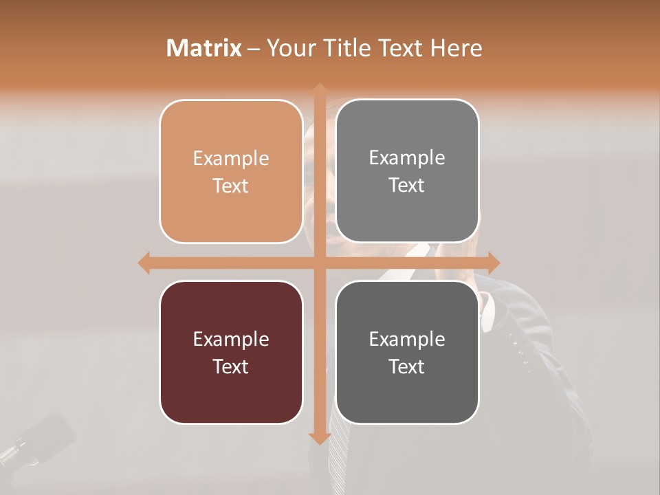 The President Of The United States Giving A Speech PowerPoint Template