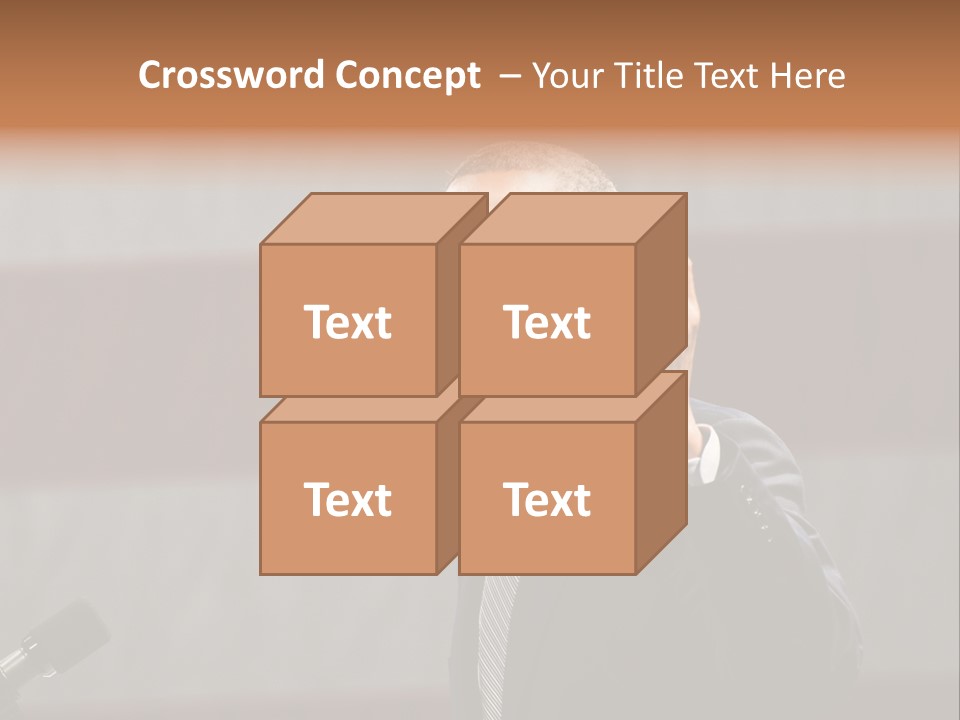 The President Of The United States Giving A Speech PowerPoint Template