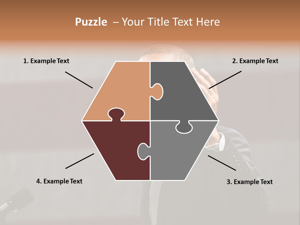 The President Of The United States Giving A Speech PowerPoint Template