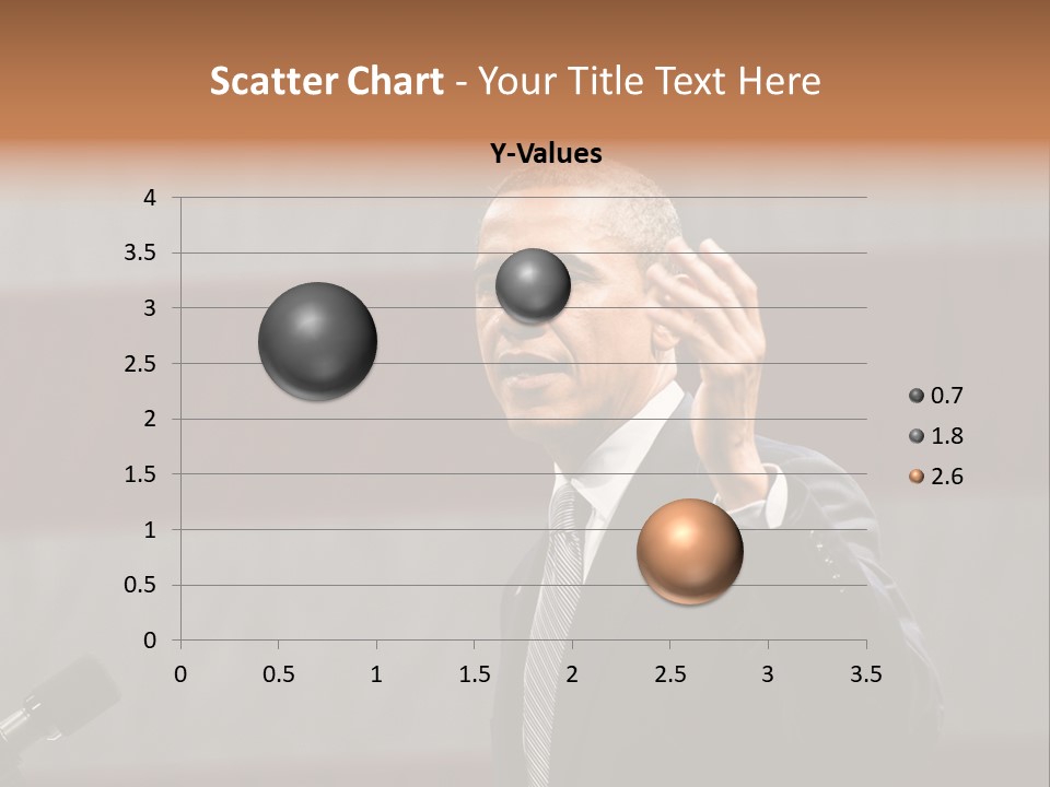 The President Of The United States Giving A Speech PowerPoint Template