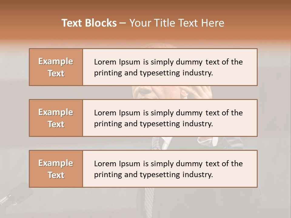 The President Of The United States Giving A Speech PowerPoint Template