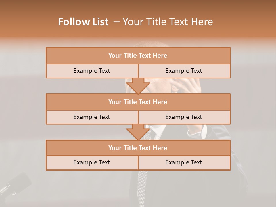 The President Of The United States Giving A Speech PowerPoint Template