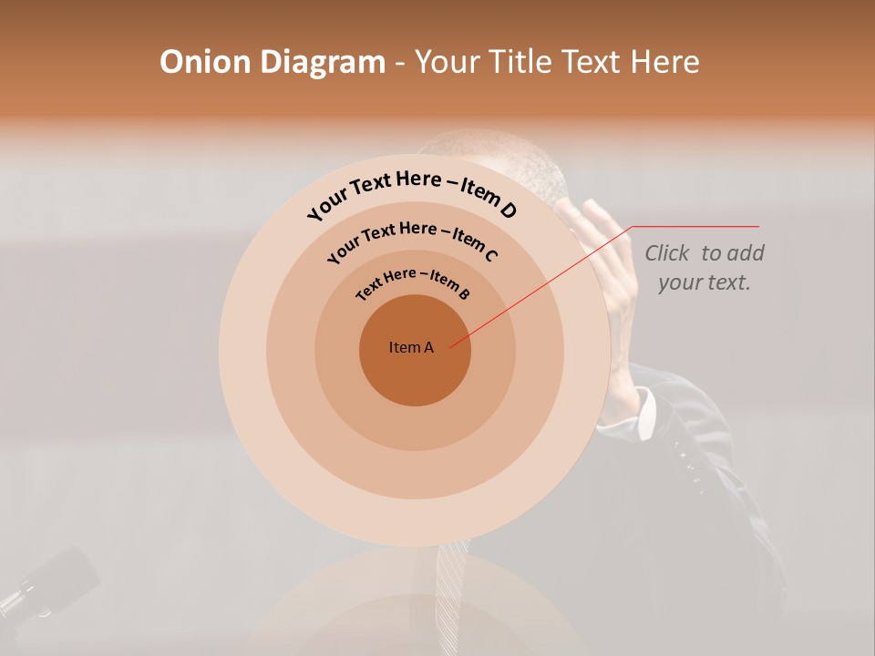 The President Of The United States Giving A Speech PowerPoint Template