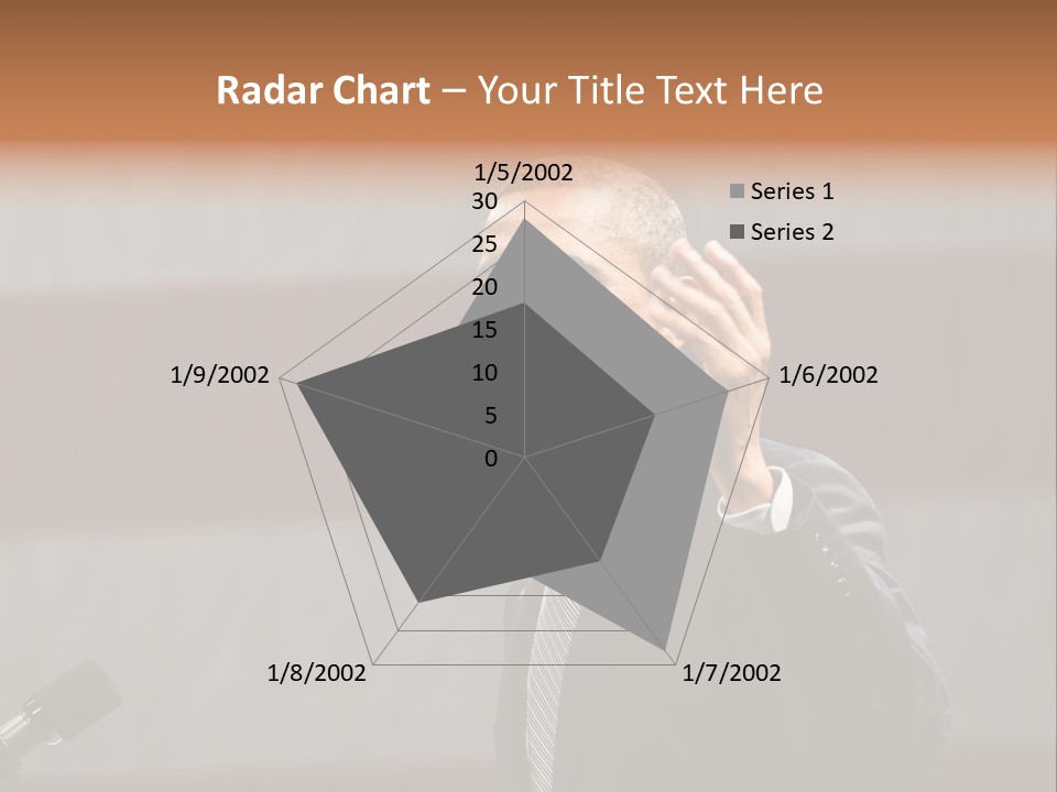 The President Of The United States Giving A Speech PowerPoint Template