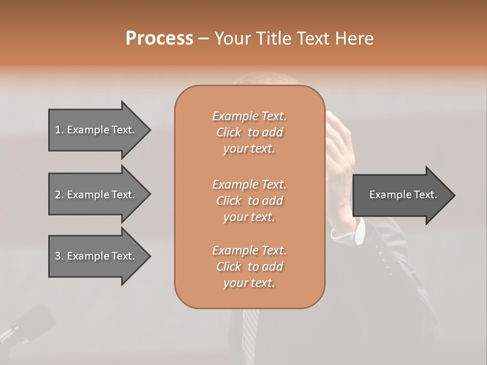 The President Of The United States Giving A Speech PowerPoint Template