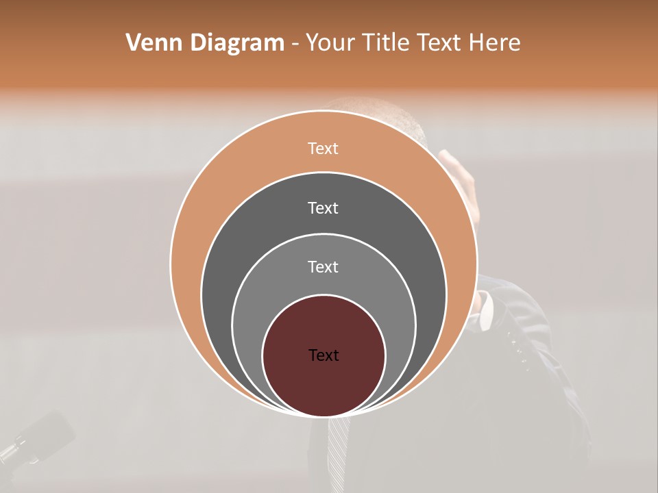 The President Of The United States Giving A Speech PowerPoint Template