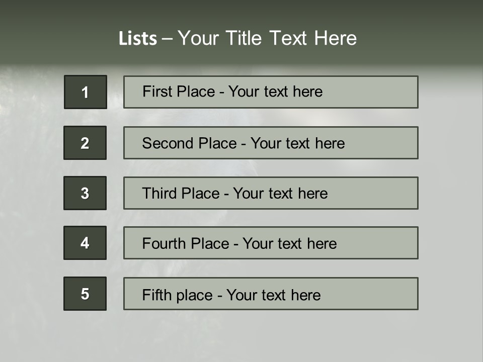 Yellowstone Wildlife Animal PowerPoint Template