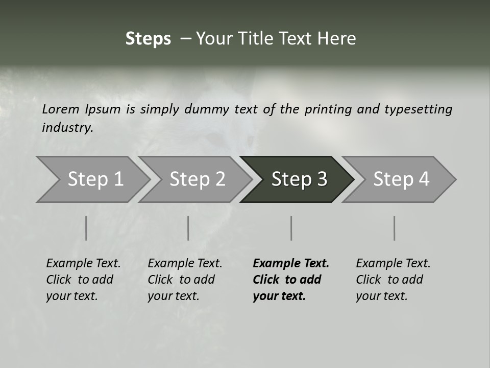 Yellowstone Wildlife Animal PowerPoint Template