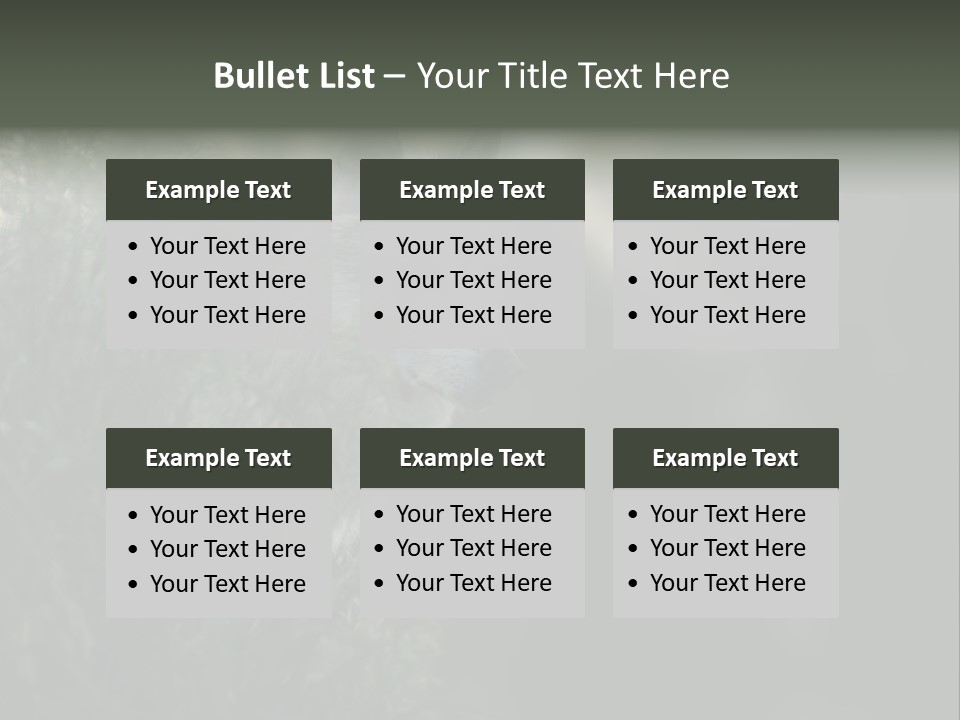 Yellowstone Wildlife Animal PowerPoint Template