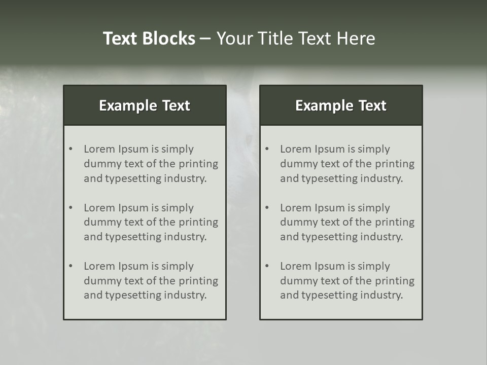 Yellowstone Wildlife Animal PowerPoint Template