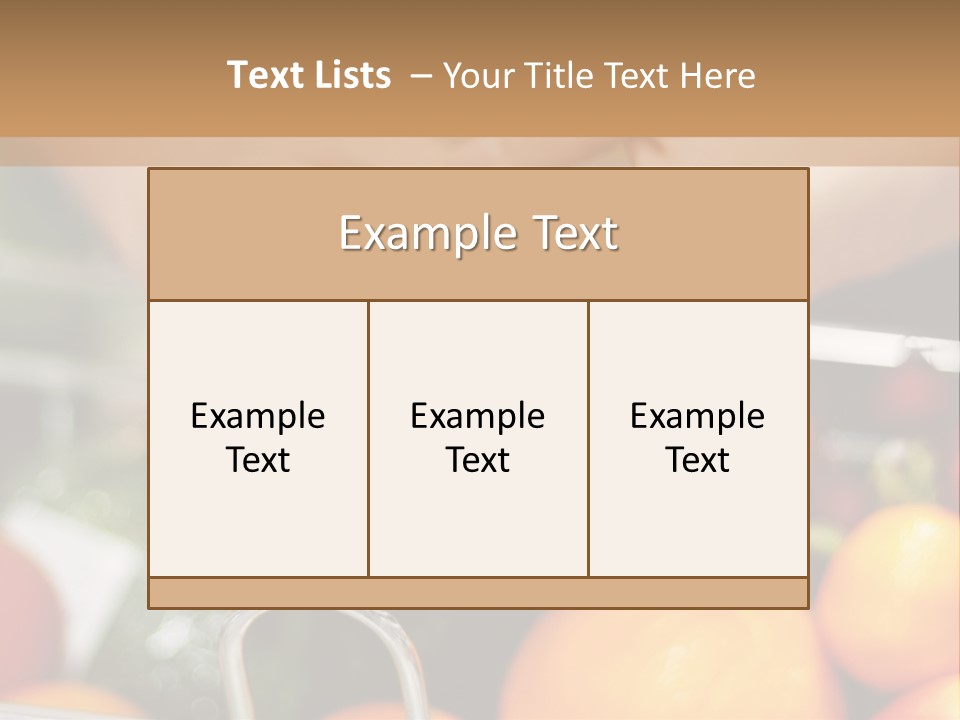 A Person Holding A Cell Phone In A Grocery Cart PowerPoint Template