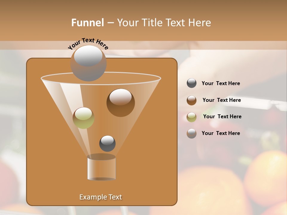 A Person Holding A Cell Phone In A Grocery Cart PowerPoint Template