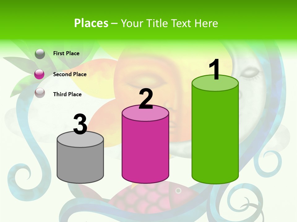 Sun Water Drawing PowerPoint Template