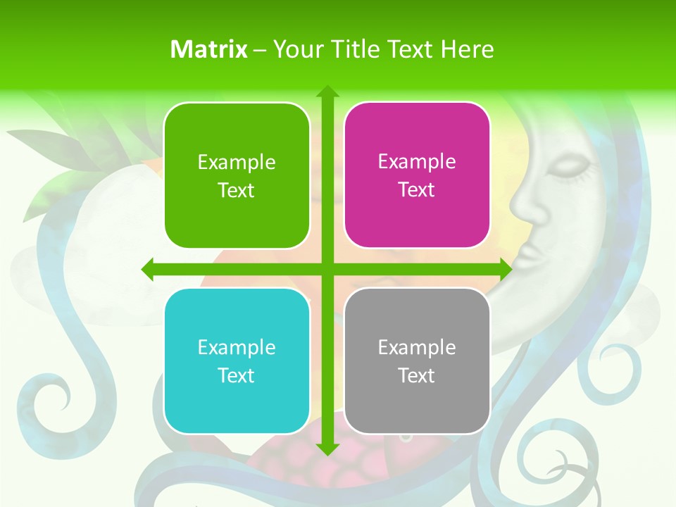 Sun Water Drawing PowerPoint Template