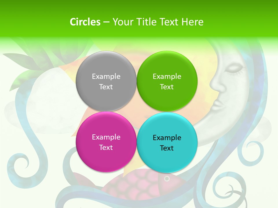 Sun Water Drawing PowerPoint Template