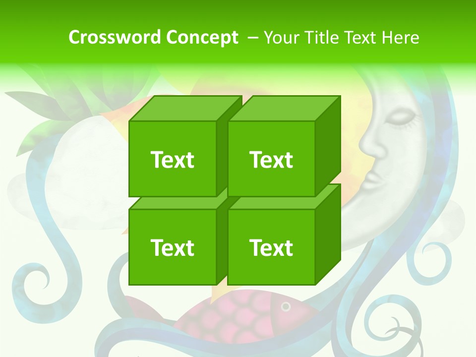 Sun Water Drawing PowerPoint Template