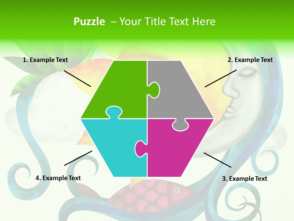 Sun Water Drawing PowerPoint Template