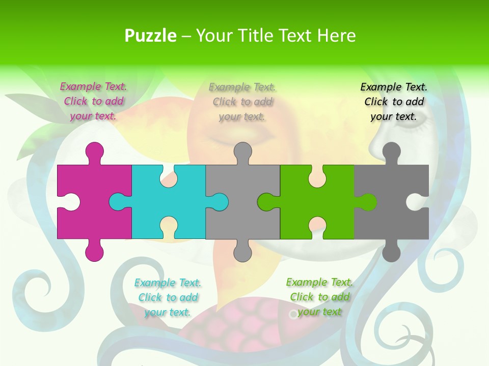 Sun Water Drawing PowerPoint Template