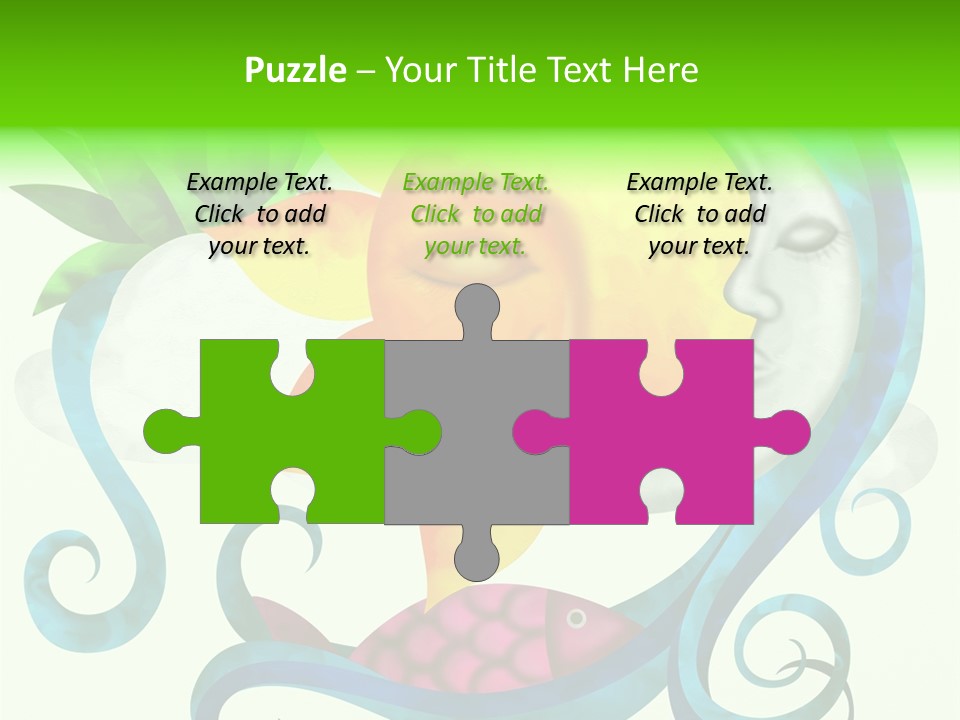 Sun Water Drawing PowerPoint Template