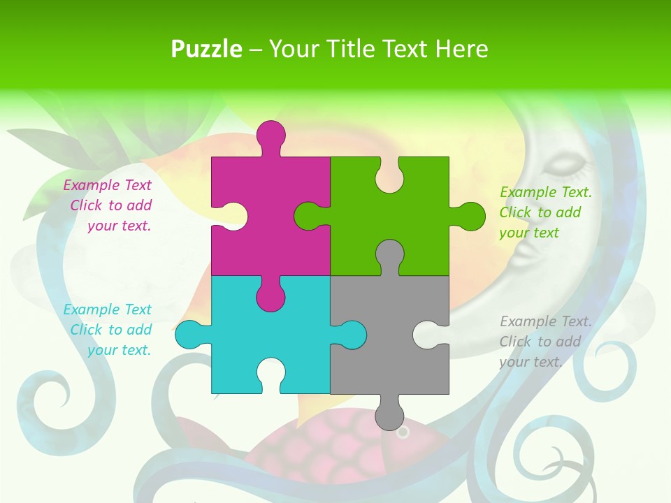 Sun Water Drawing PowerPoint Template