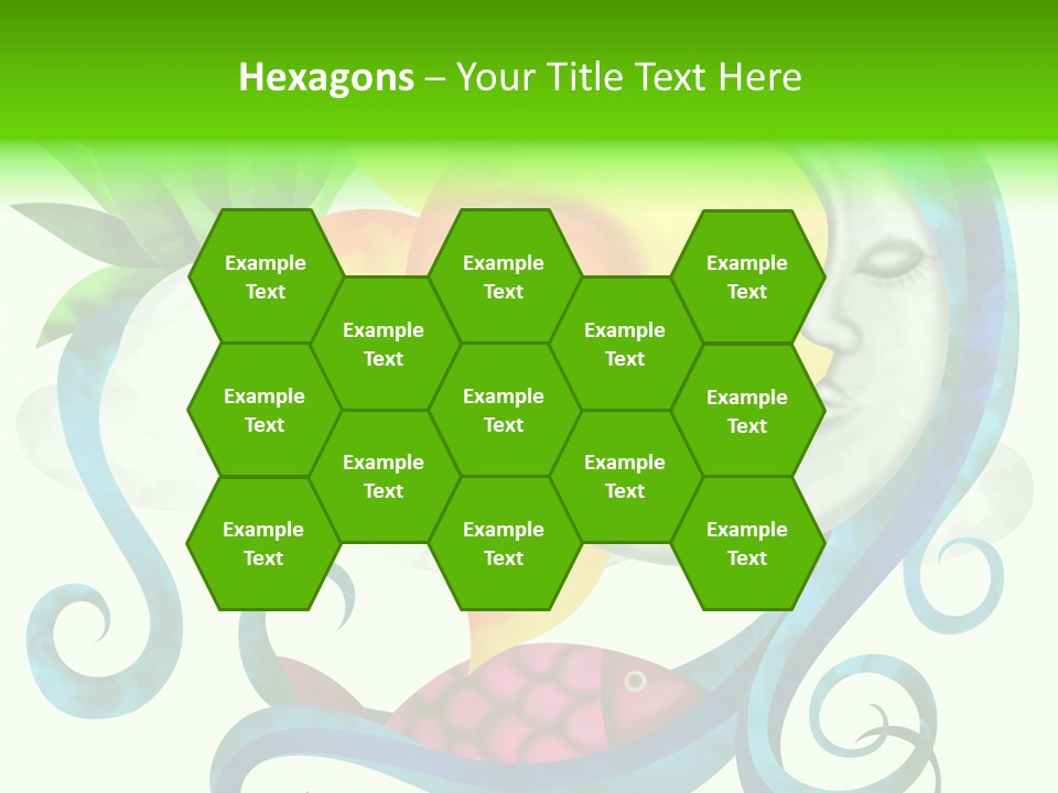 Sun Water Drawing PowerPoint Template