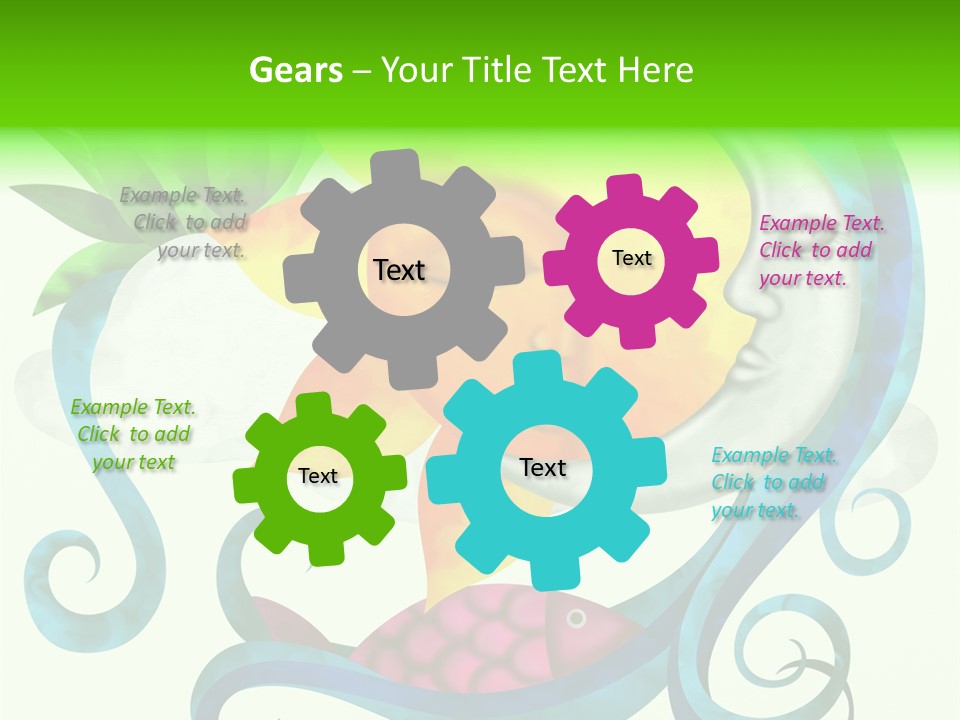 Sun Water Drawing PowerPoint Template