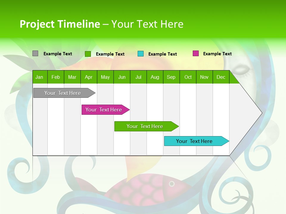 Sun Water Drawing PowerPoint Template