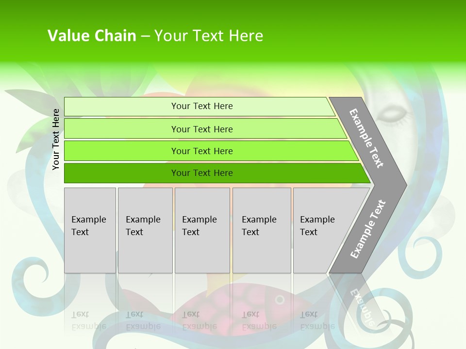 Sun Water Drawing PowerPoint Template