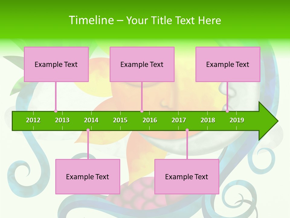 Sun Water Drawing PowerPoint Template