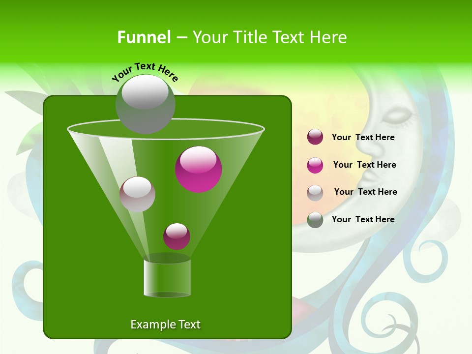 Sun Water Drawing PowerPoint Template