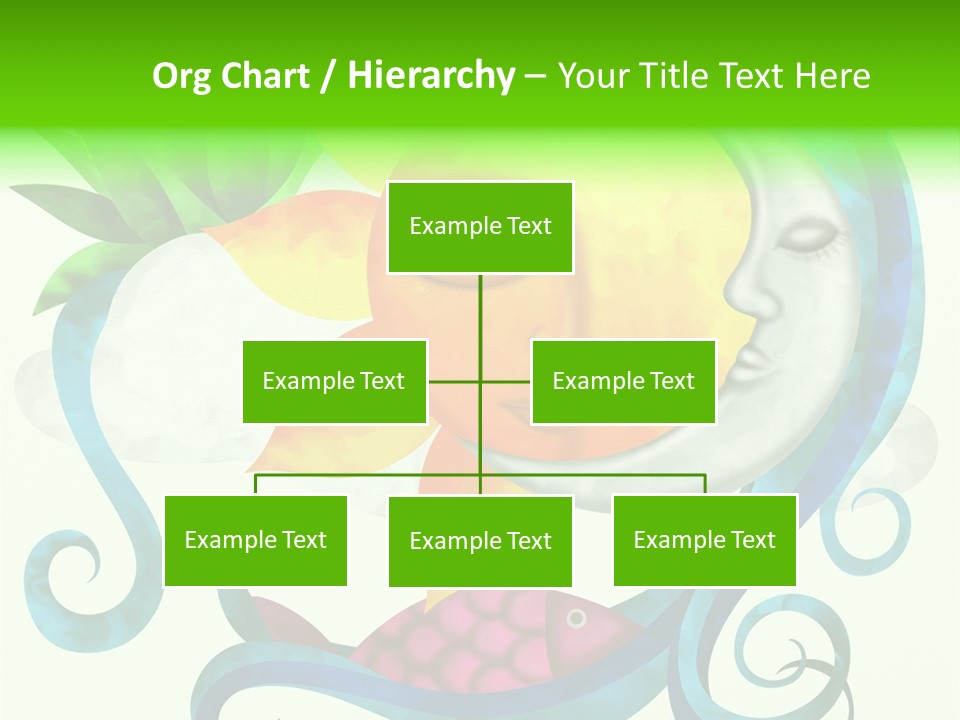 Sun Water Drawing PowerPoint Template