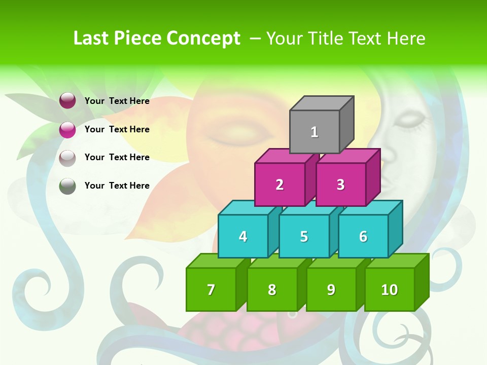 Sun Water Drawing PowerPoint Template