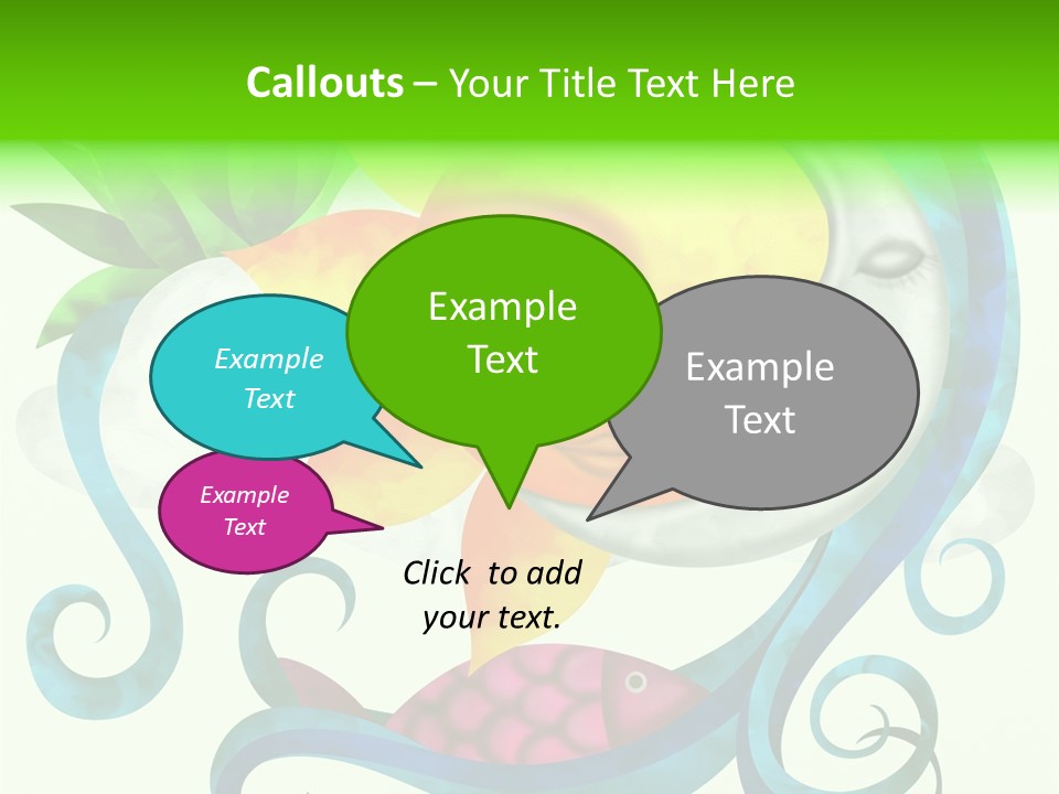 Sun Water Drawing PowerPoint Template