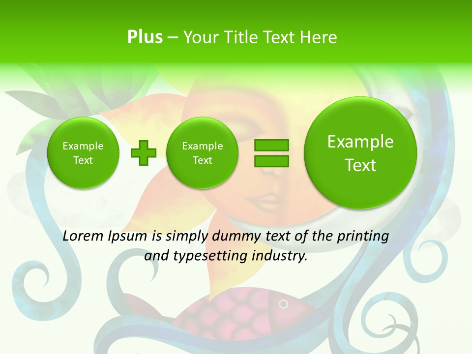 Sun Water Drawing PowerPoint Template