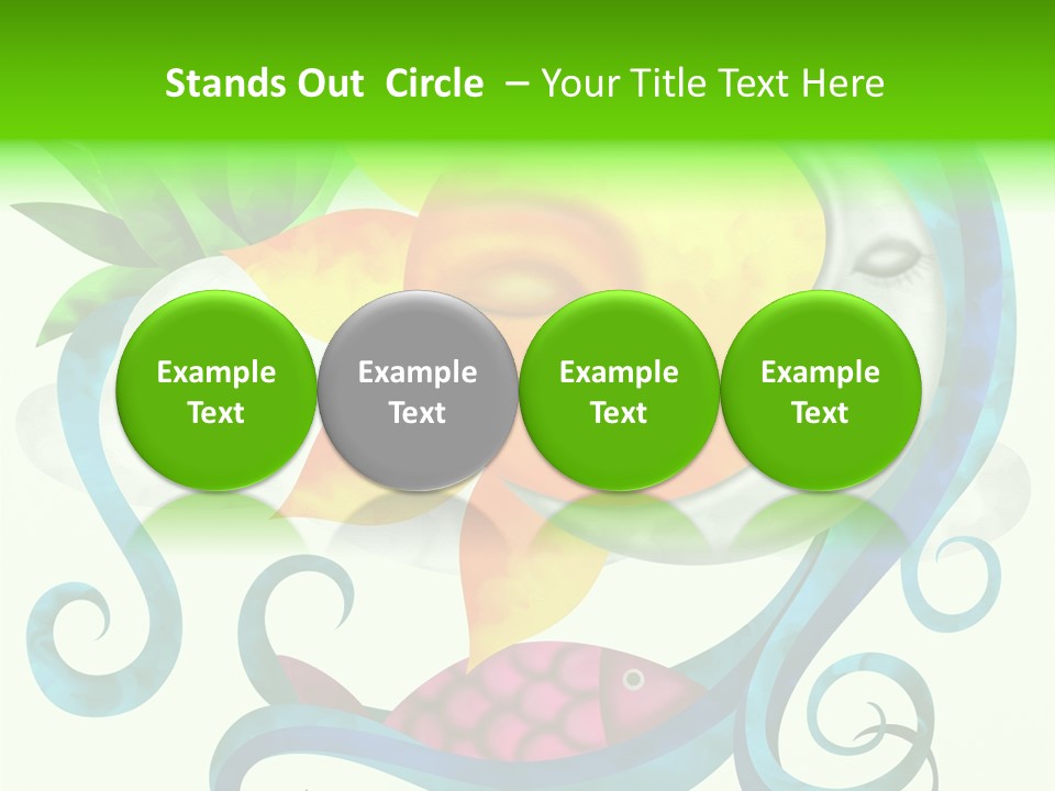 Sun Water Drawing PowerPoint Template