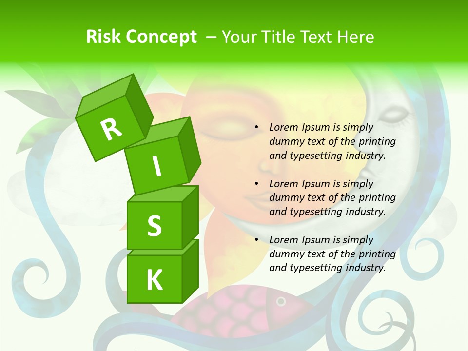 Sun Water Drawing PowerPoint Template