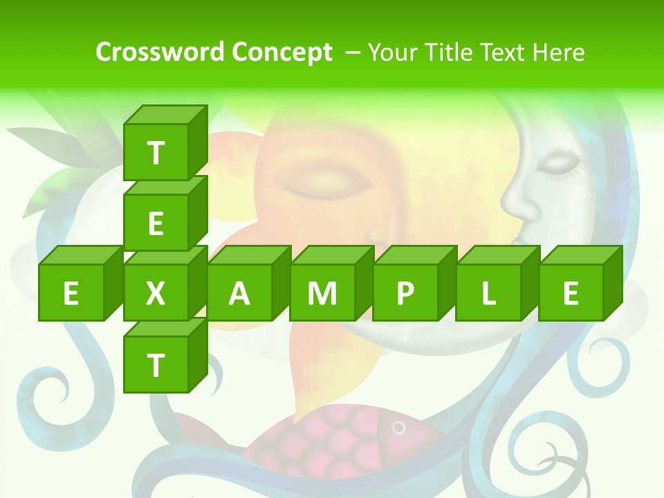 Sun Water Drawing PowerPoint Template