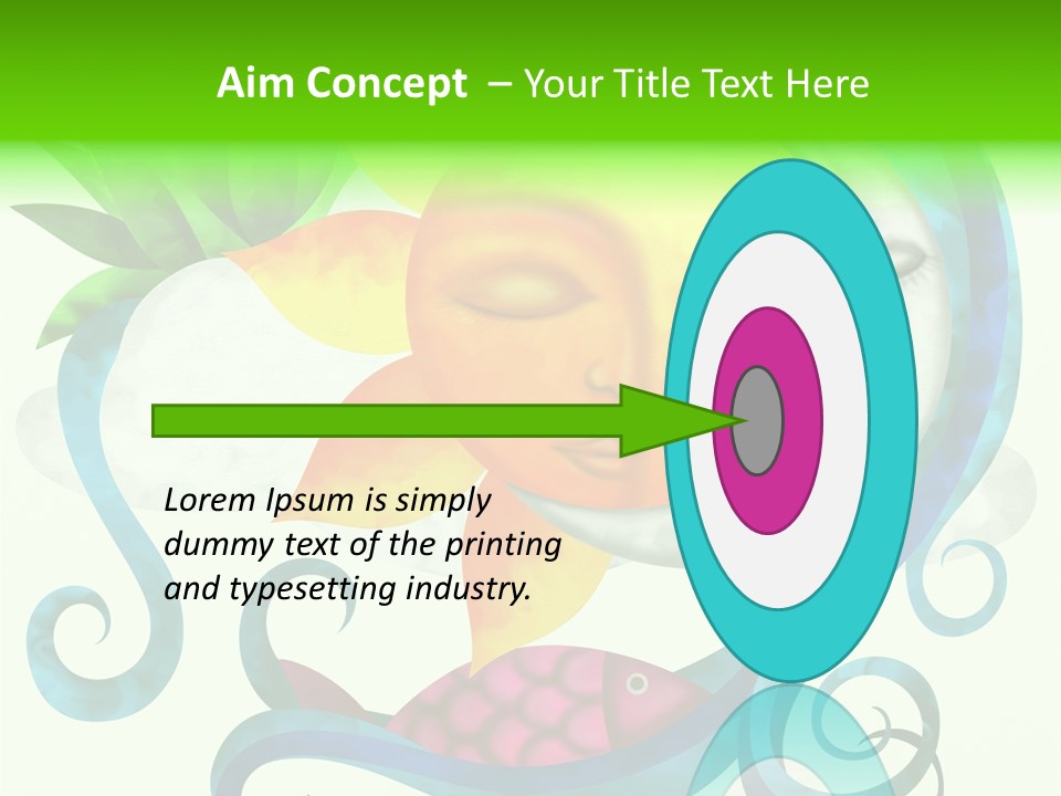 Sun Water Drawing PowerPoint Template