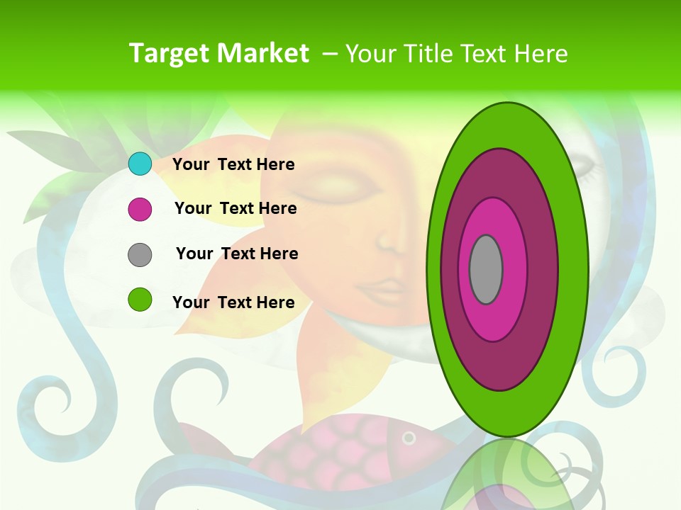 Sun Water Drawing PowerPoint Template